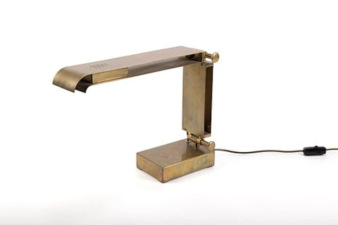 Italian, Articulating Table Lamp, 1970s