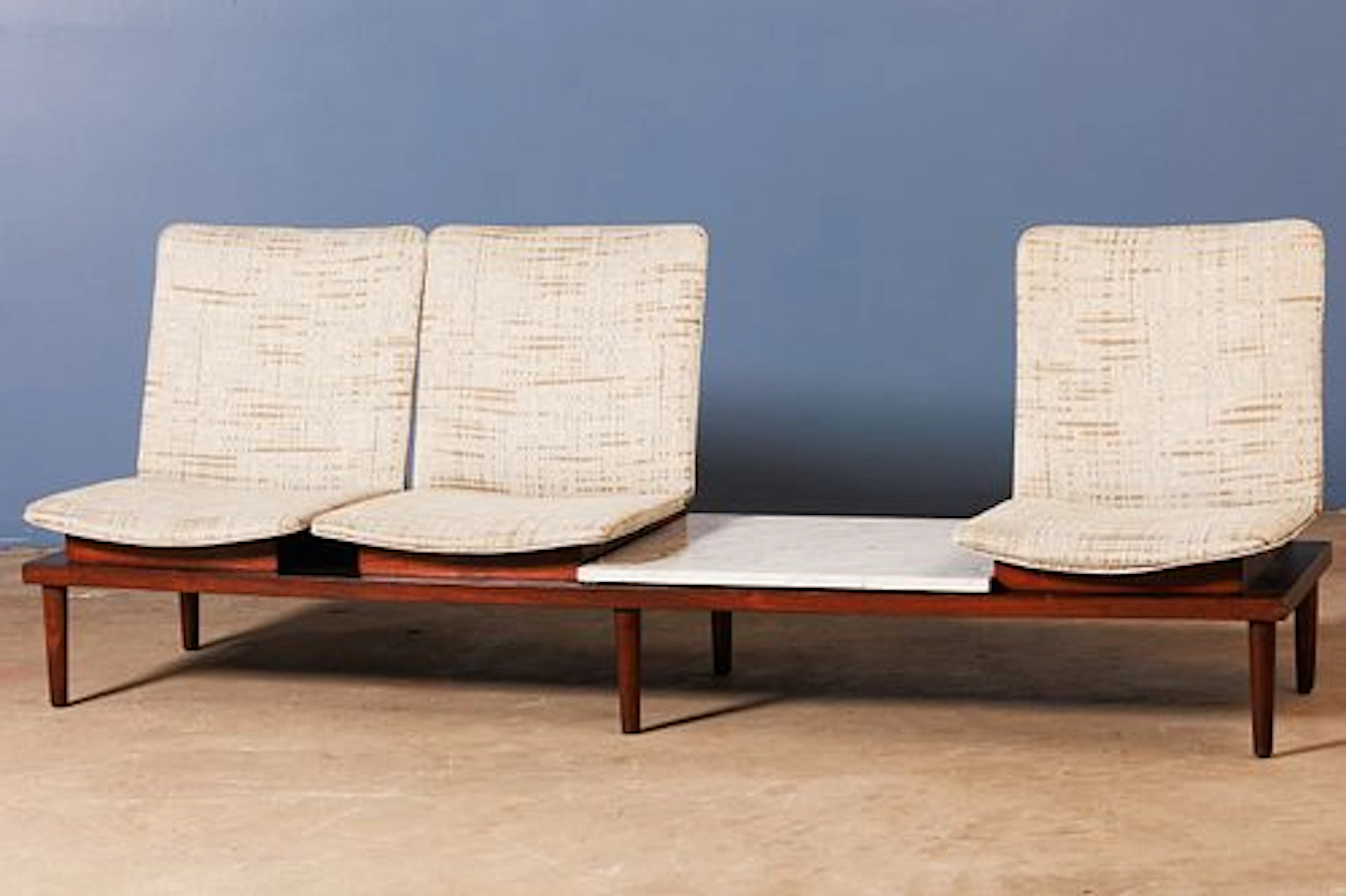 Pedro Ramirez Vazquez, Architectural Sofa - $1,250
