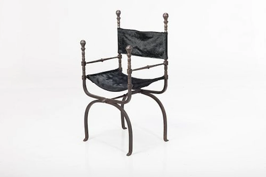 Italian, Savonarola Chair - $450