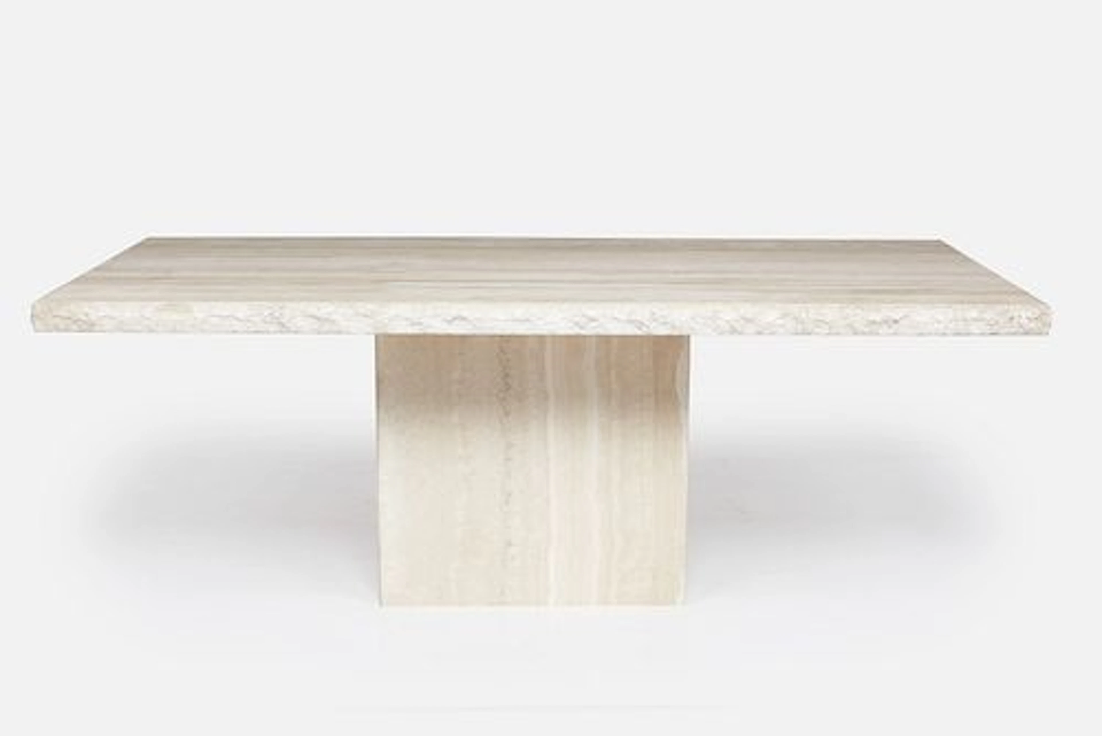 Modernist, Travertine Dining Table - $500