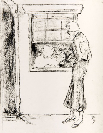 Bertha TARNAY (1891 - 1973) - Nachbarn (Neighbours)