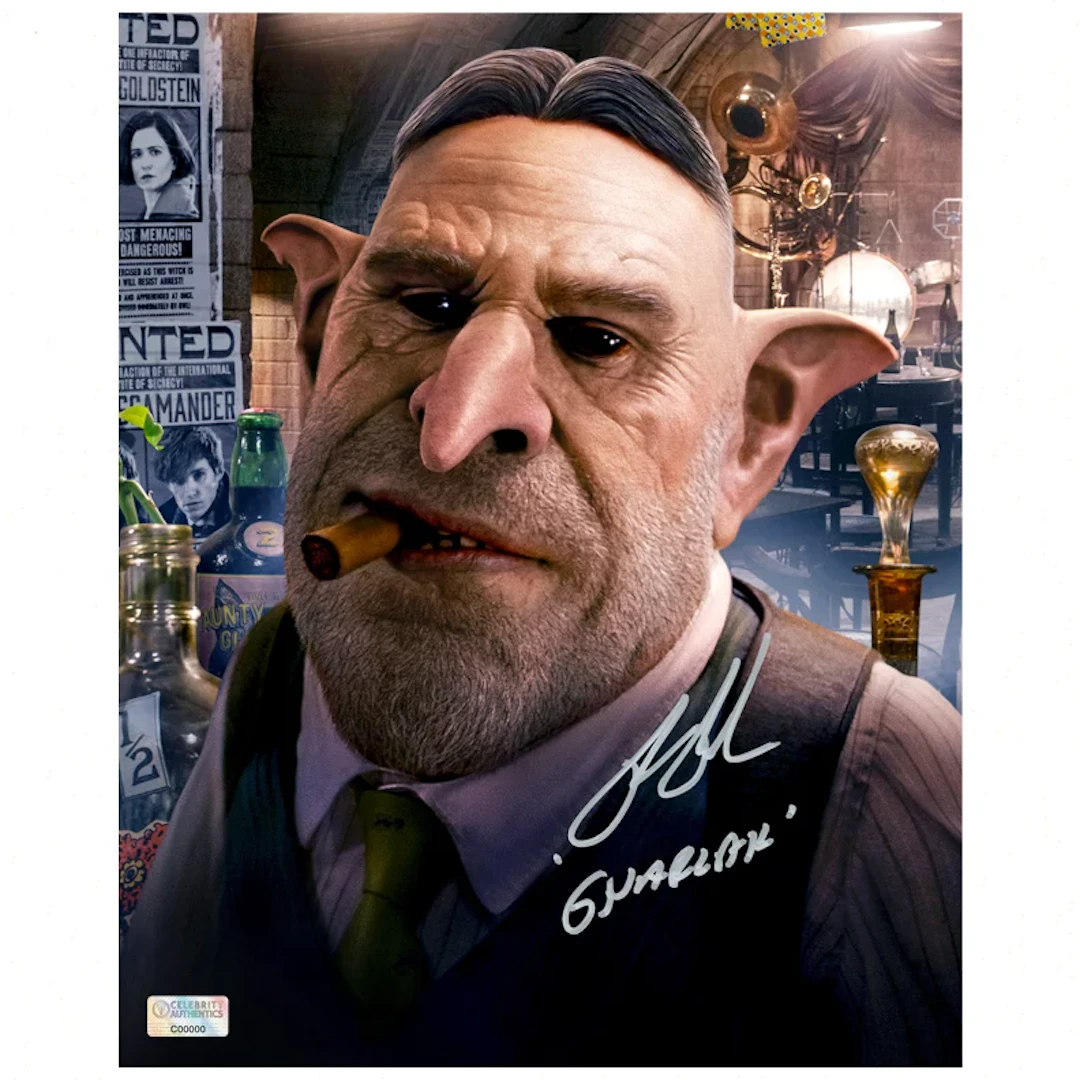 Ron Perlman Autographed Fantastic Beasts and Where to Find Them Gnarlack