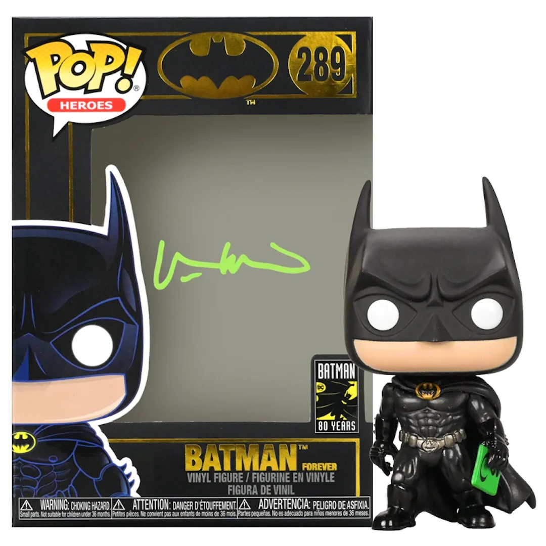 Val Kilmer Autographed Batman Forever 80th Anniversary POP Vinyl #289