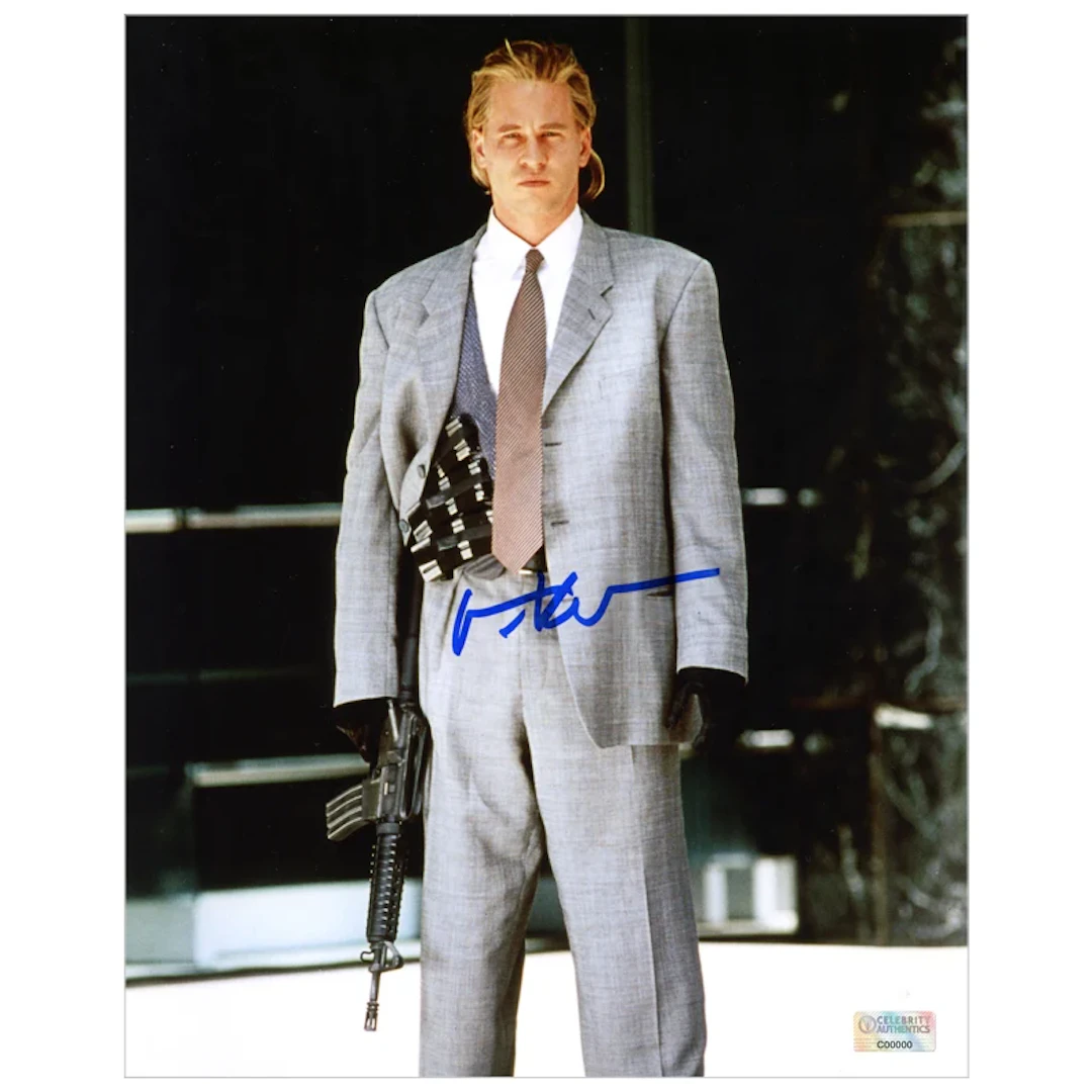 Val Kilmer Autographed Heat 8x10 Photo