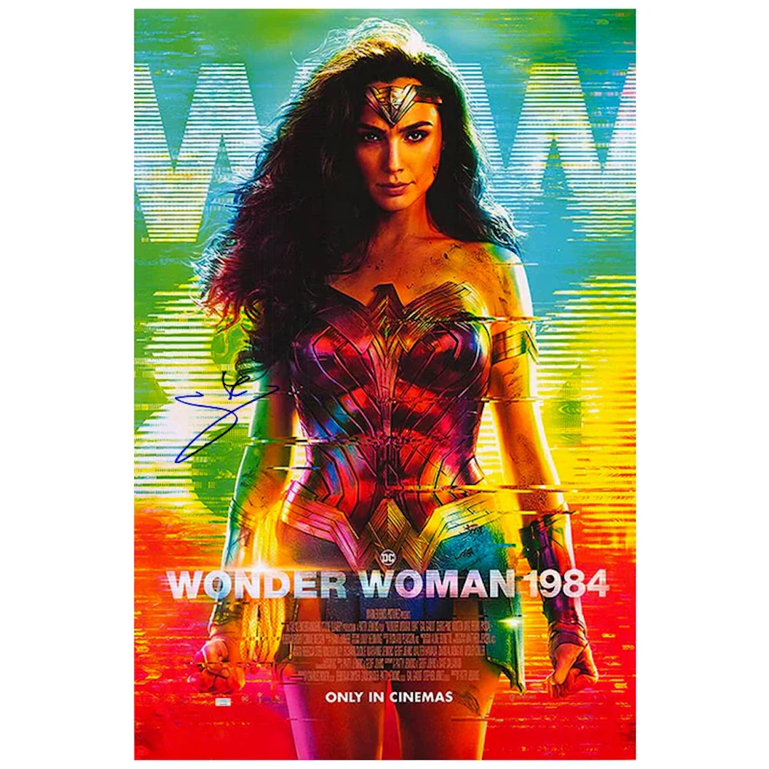 Gal Gadot Autographed 2020 Wonder Woman 84 27x40 Original Double Sided