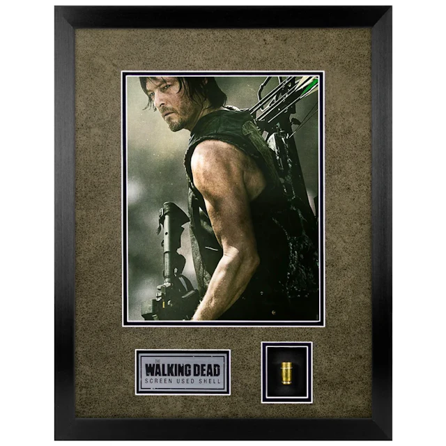 Norman Reedus The Walking Dead Screen Used Bullet Display with Letter