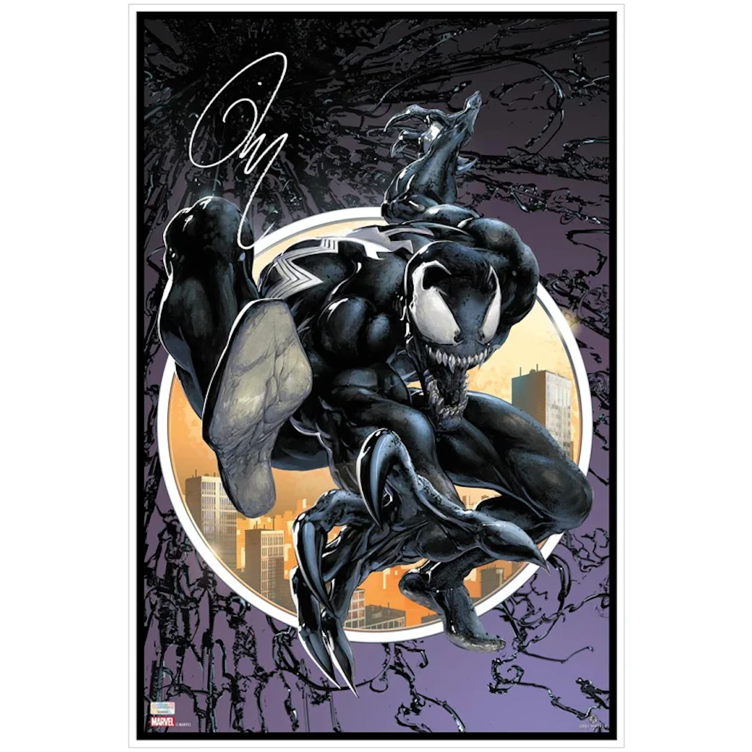 Tom Hardy Autographed Venom #1 16x24 Purple Variant Fine Art Giclee