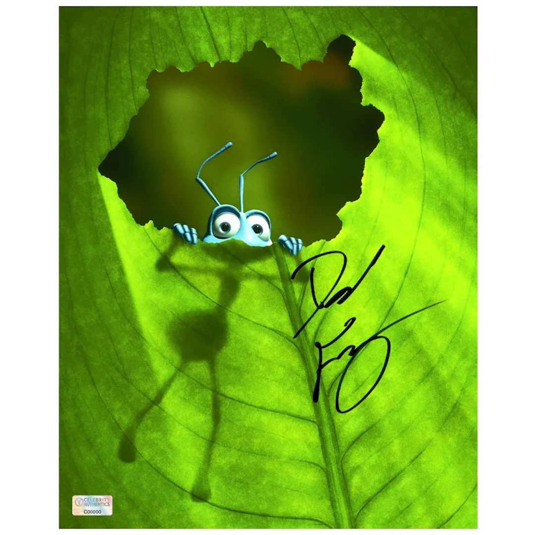 Dave Foley Autographed 1998 A Bug's Life Hanging by a Leaf 8x10 Photo