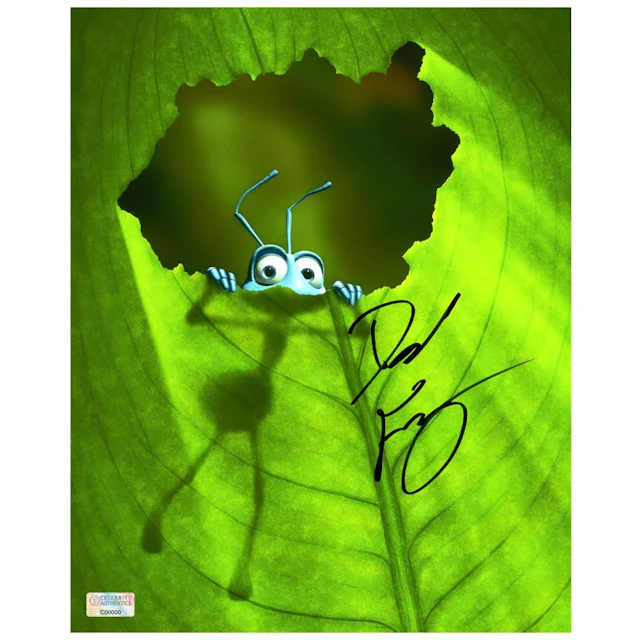 Dave Foley Autographed 1998 A Bug's Life Hanging by a Leaf 8x10 Photo