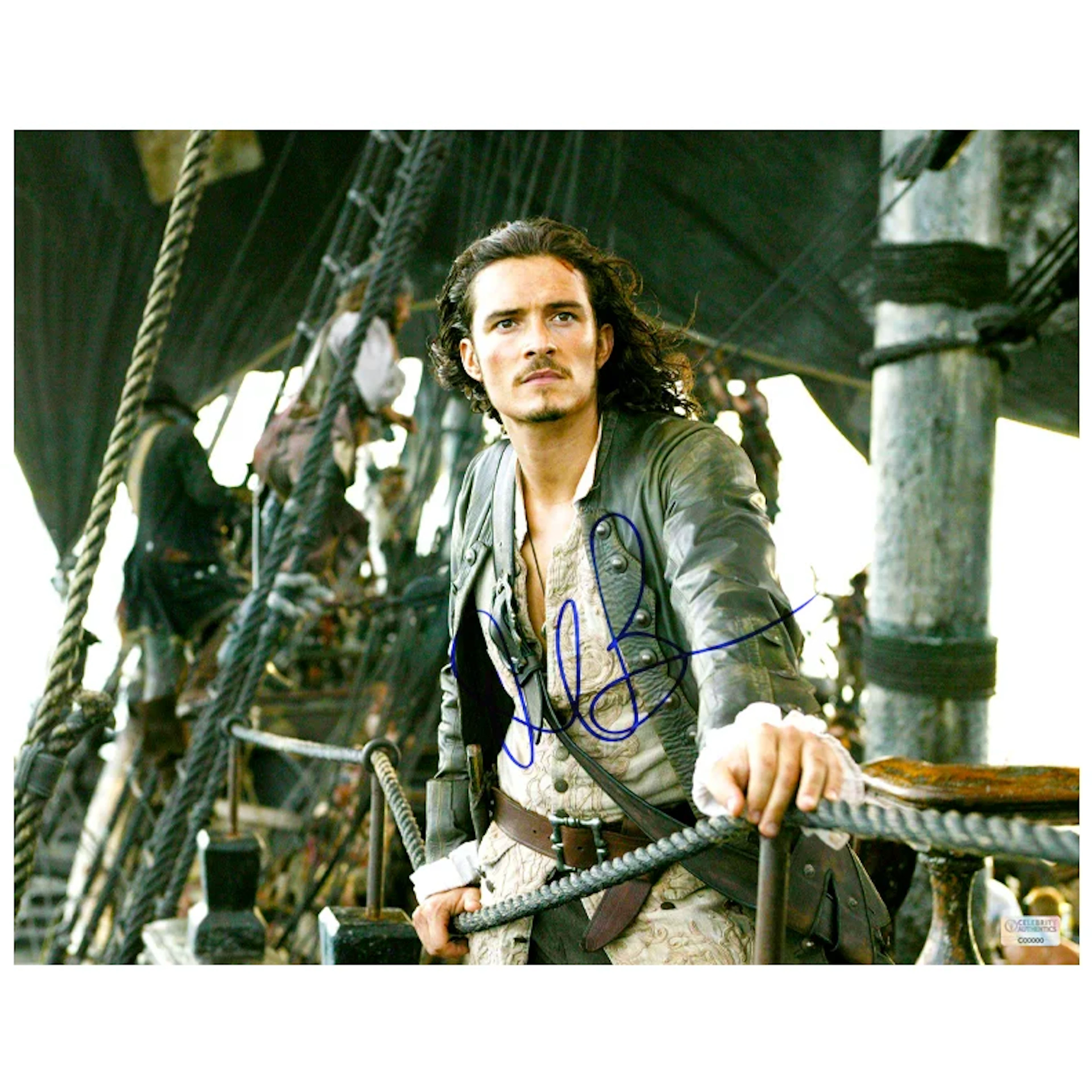 Orlando Bloom Autographed Pirates of the Caribbean Dead Man's Chest