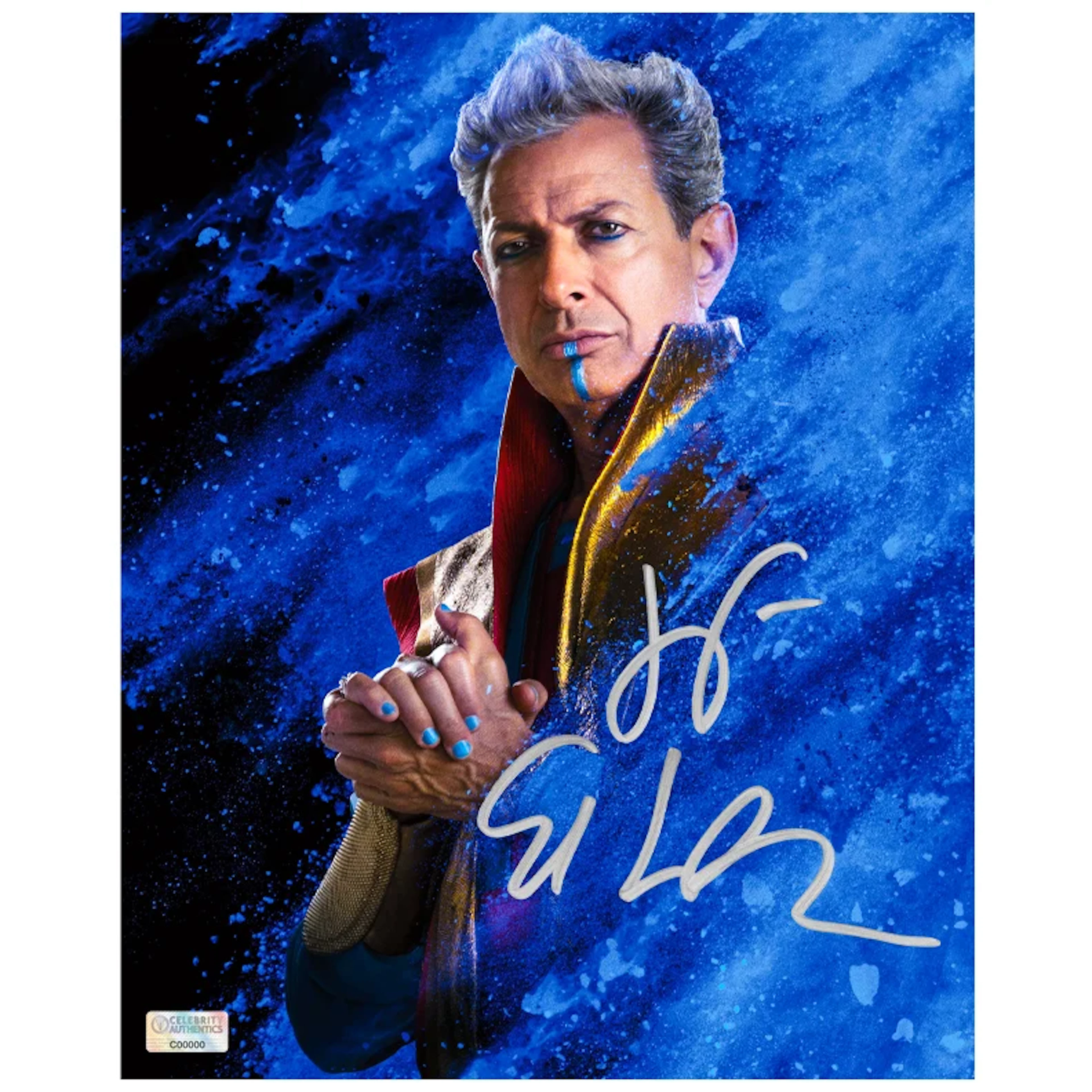 Jeff Goldblum Autographed 2017 Thor Ragnarok Grandmaster 8x10 Photo