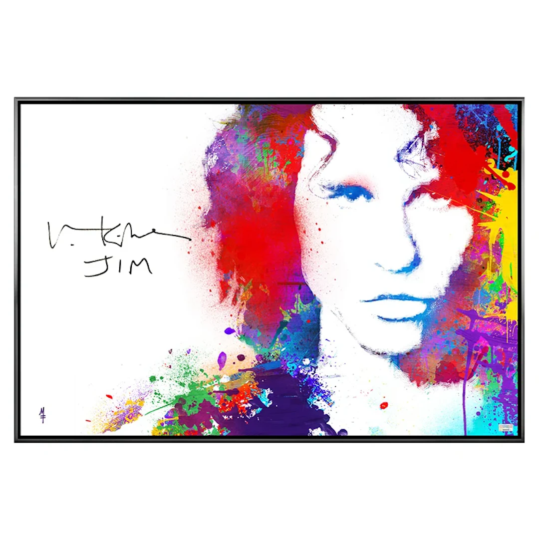 Val Kilmer Autographed Michael Ferrari Jim Morrison 33"×23" Framed
