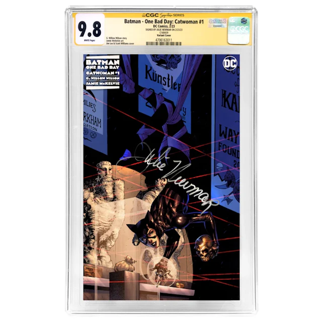 Julie Newmar Autographed 2023 Batman One Bad Day Catwoman #1 Jim Lee