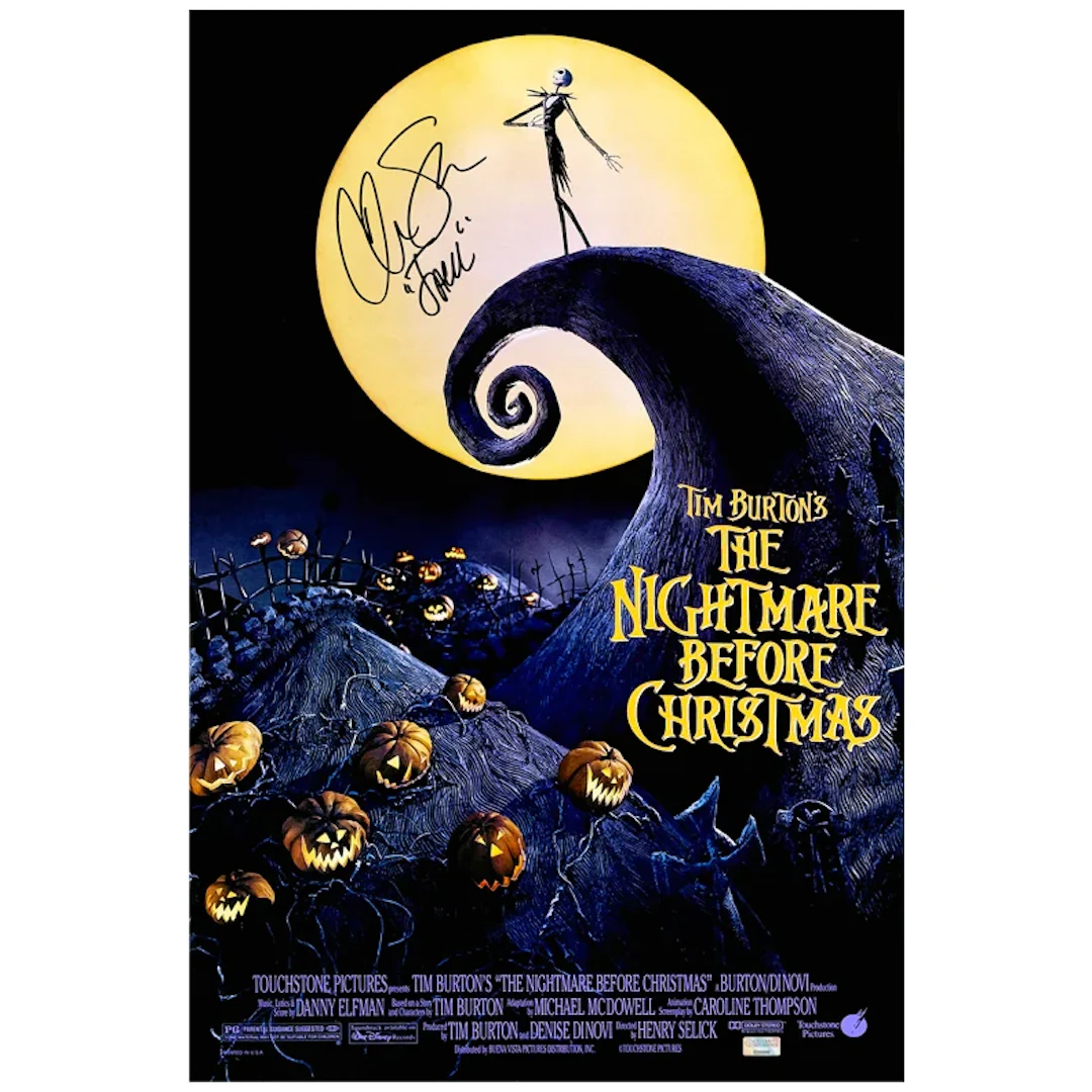Christopher Sarandon Autographed 1993 The Nightmare Before Christmas