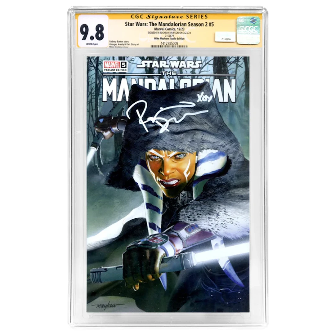 Rosario Dawson Autographed 2023 Star Wars: The Mandalorian Season