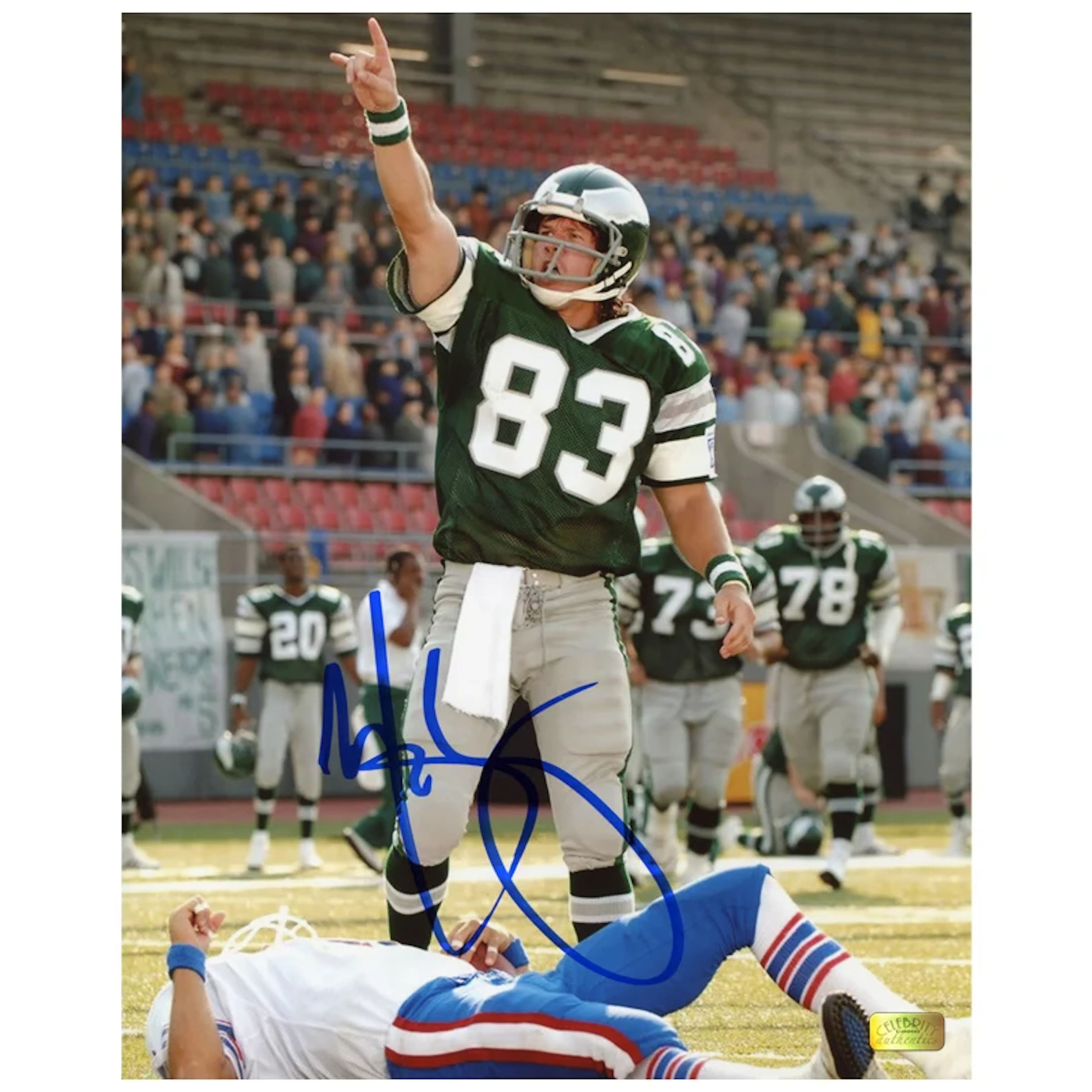 Mark Wahlberg Autographed Invincible Pointing 8x10 Photo