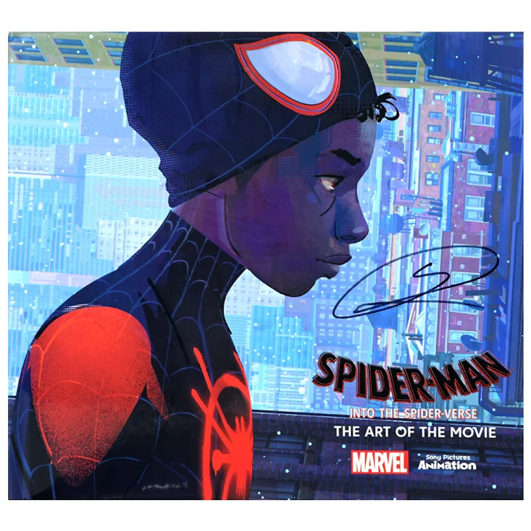 Shameik Moore Autographed Spider-Man Into The Spider-Verse The Art