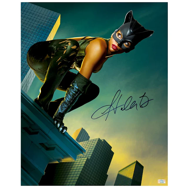 Halle Berry Autographed 2004 Catwoman 16x20 Photo