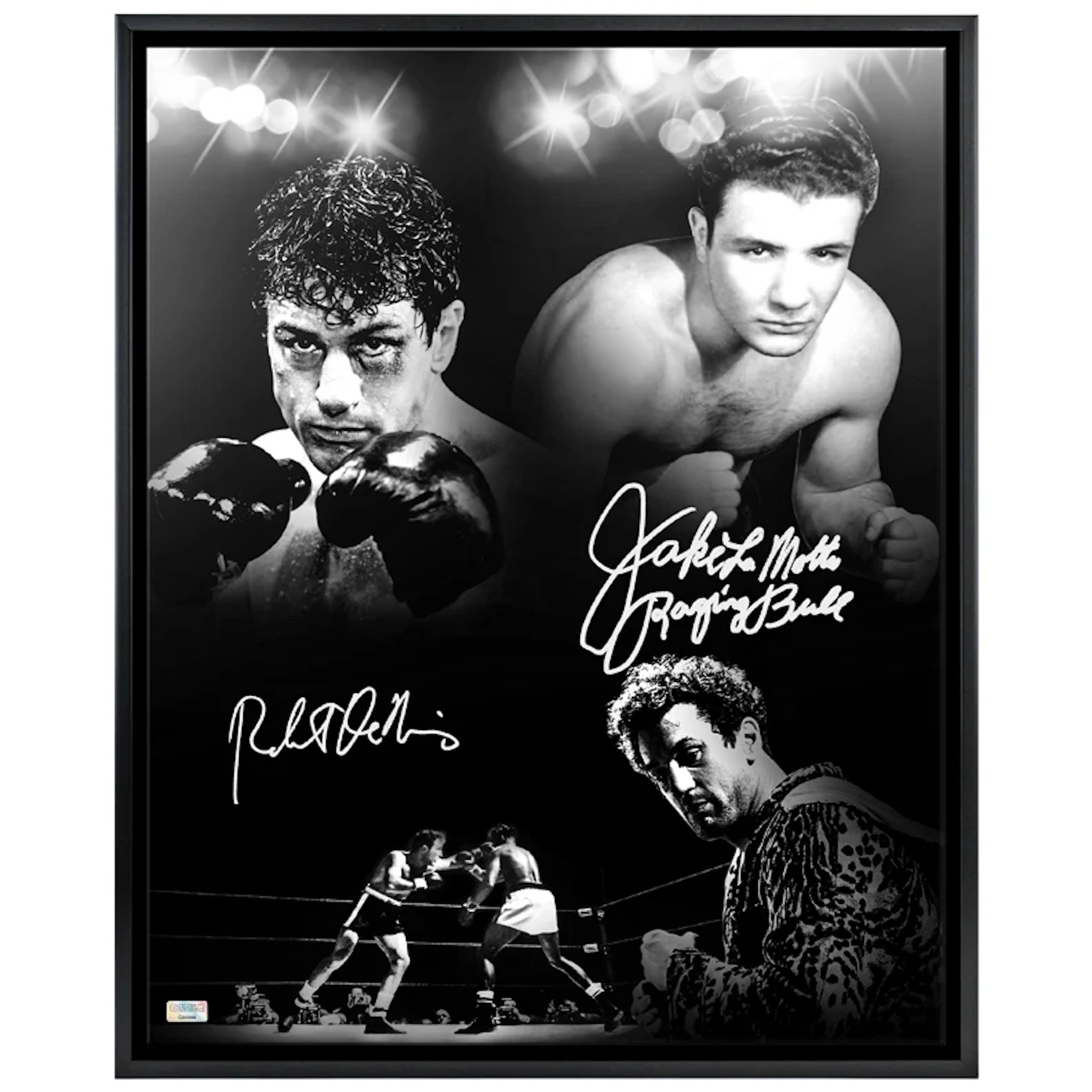 Robert De Niro, Jake LaMotta Autographed 1980 Raging Bull 16×20 Framed