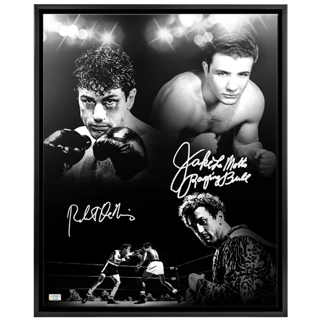 Robert De Niro, Jake LaMotta Autographed 1980 Raging Bull 16×20 Framed