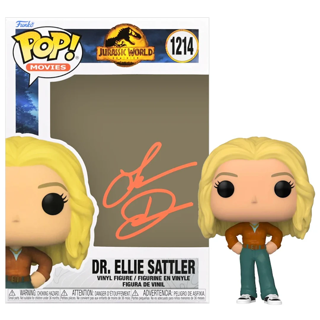 Laura Dern Autographed Jurassic World Dominion #1214 Dr. Ellie Sattler