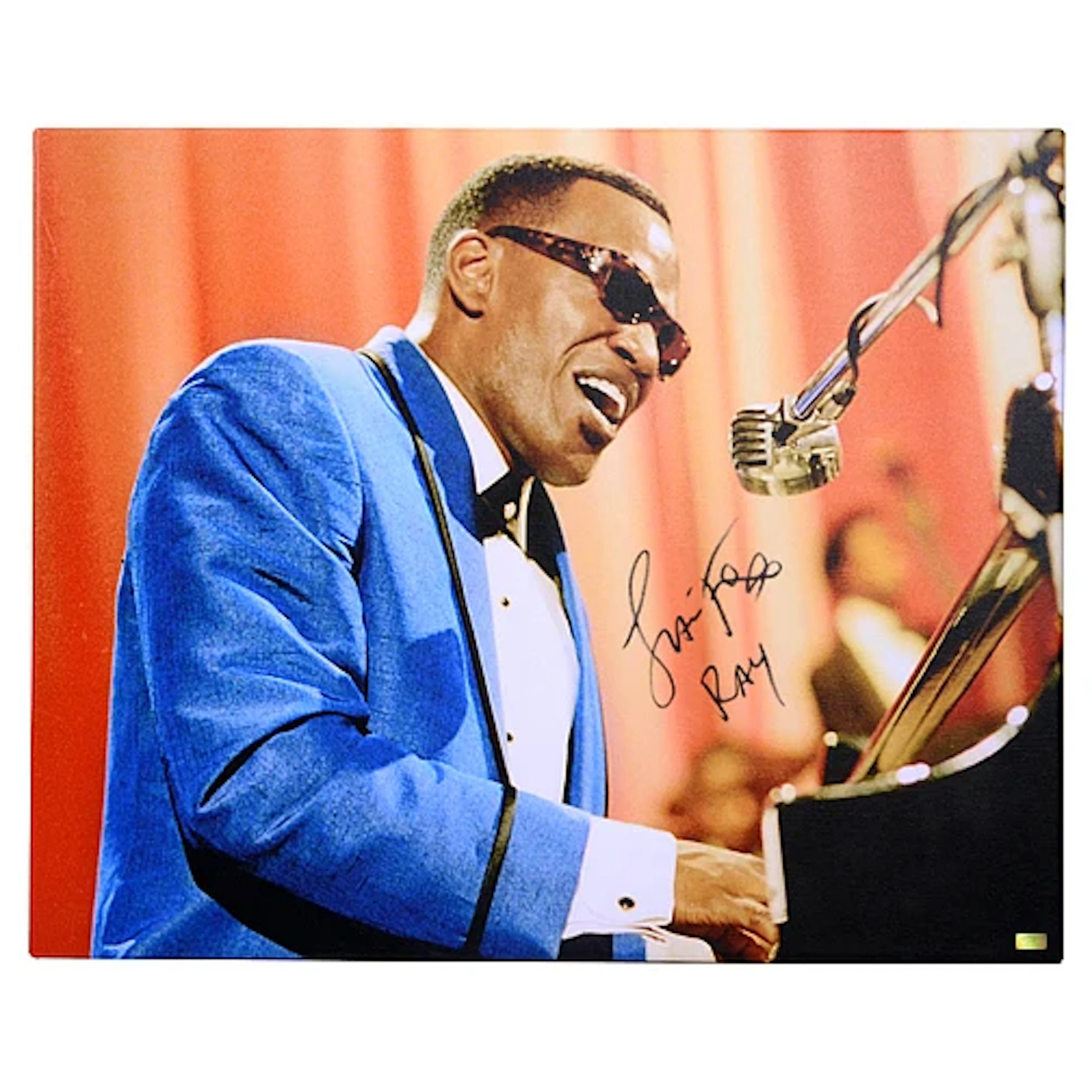 Jamie Foxx Autographed 16×20 Ray Canvas Gallery Edition