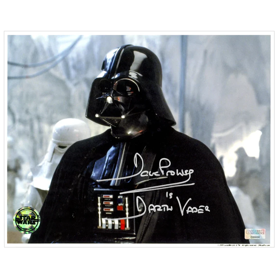 David Prowse Autographed Star Wars: The Empire Strikes Back Darth