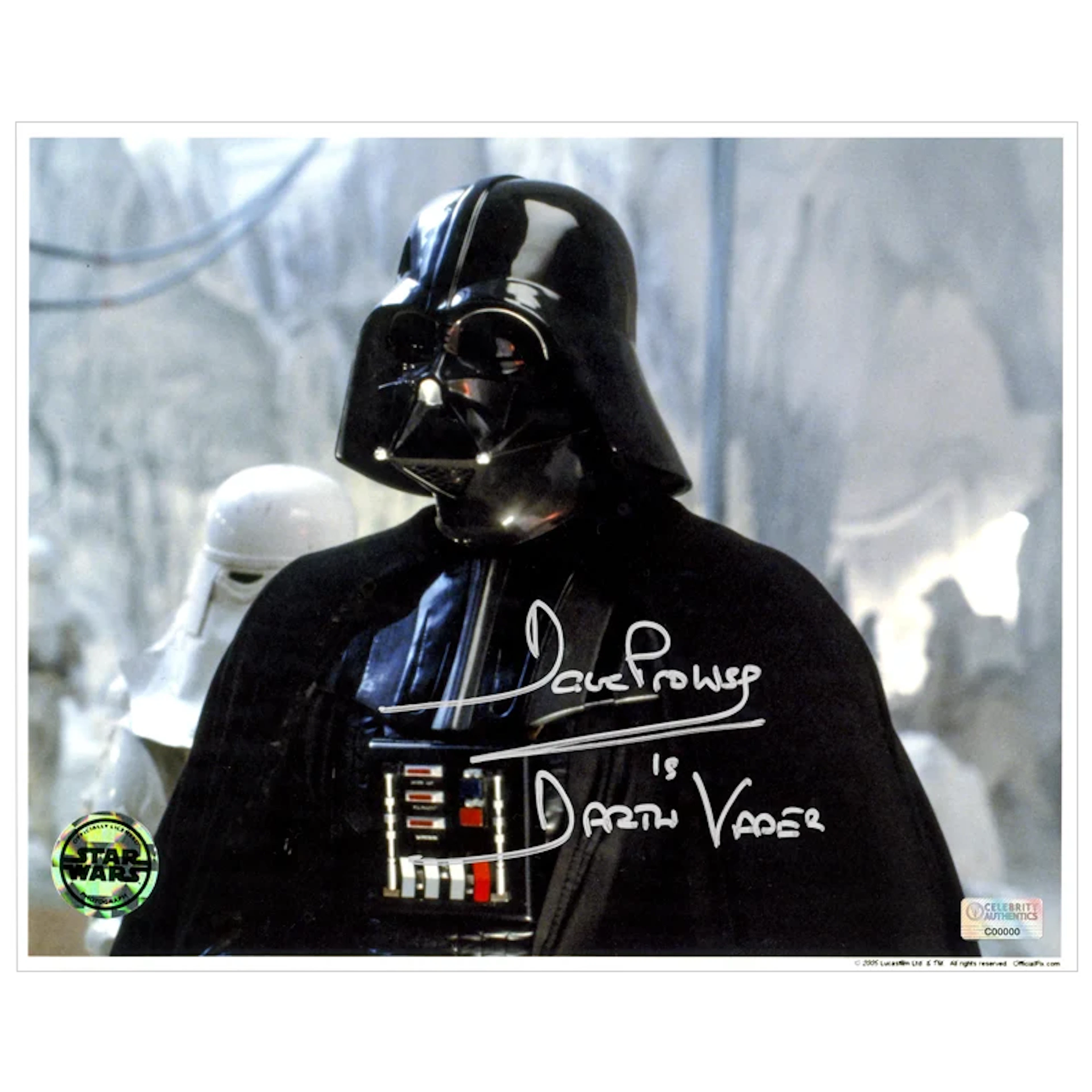 David Prowse Autographed Star Wars: The Empire Strikes Back Darth