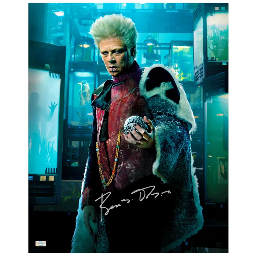 Benicio Del Toro Autographed 2014 Guardians of the Galaxy The Collector