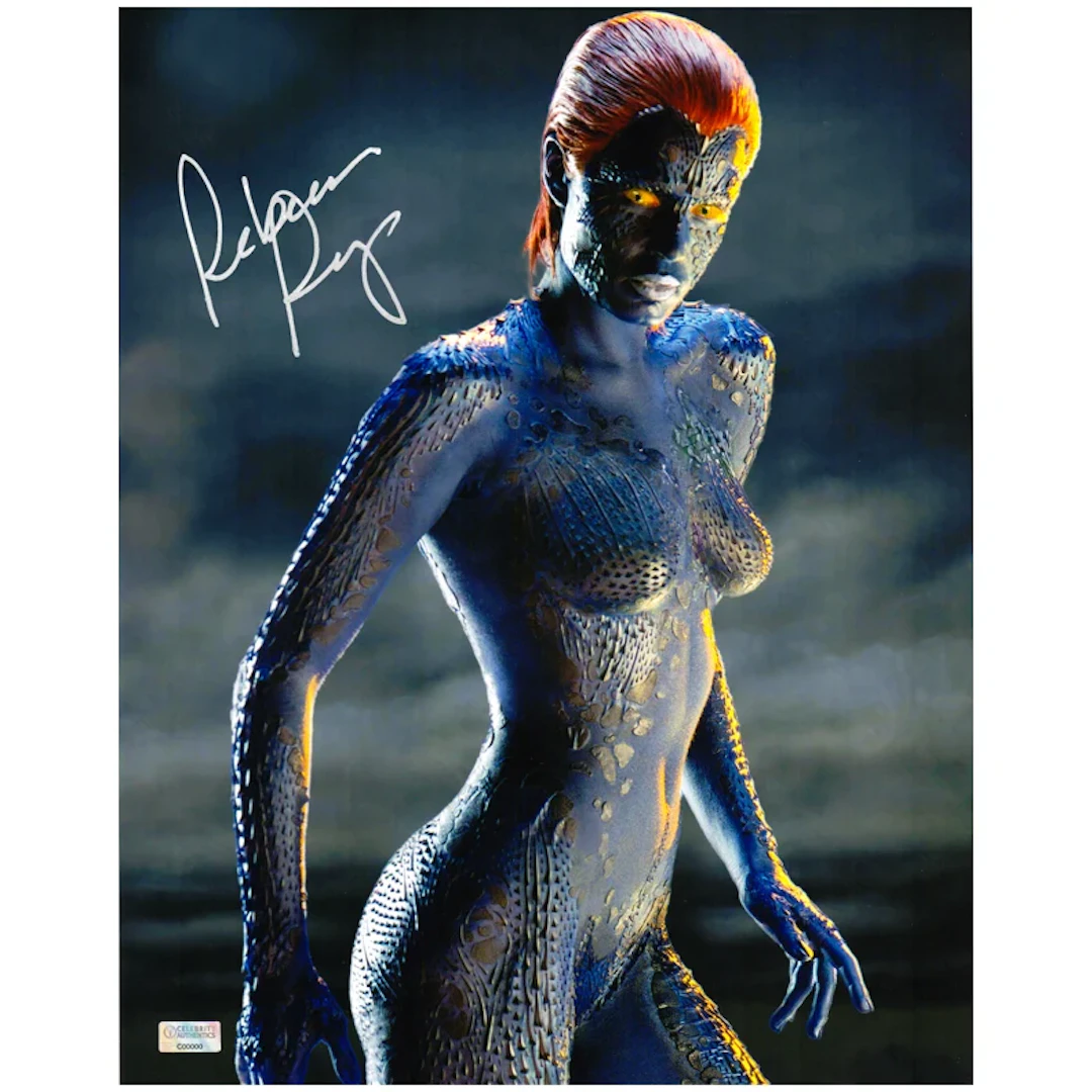 Rebecca Romijn Autographed X-Men Mystique 11x14 Scene Photo