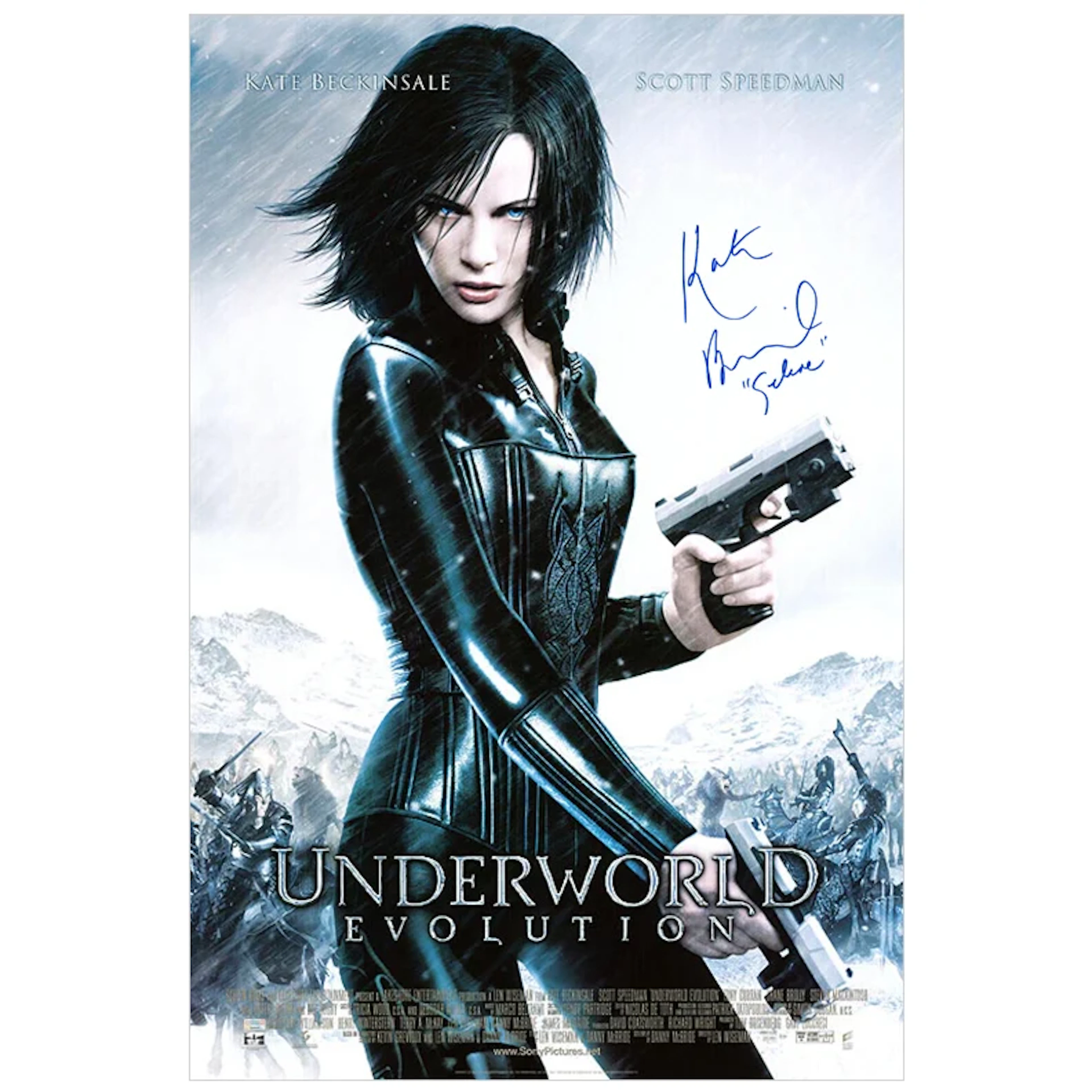 Kate Beckinsale Autographed 2006 Underworld Evolution Original 27x40