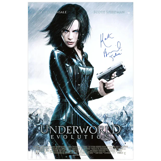 Kate Beckinsale Autographed 2006 Underworld Evolution Original 27x40