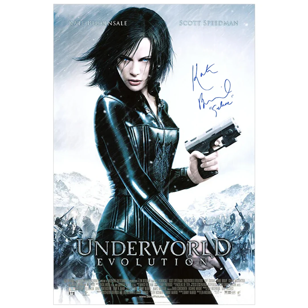 Kate Beckinsale Autographed 2006 Underworld Evolution Original 27x40