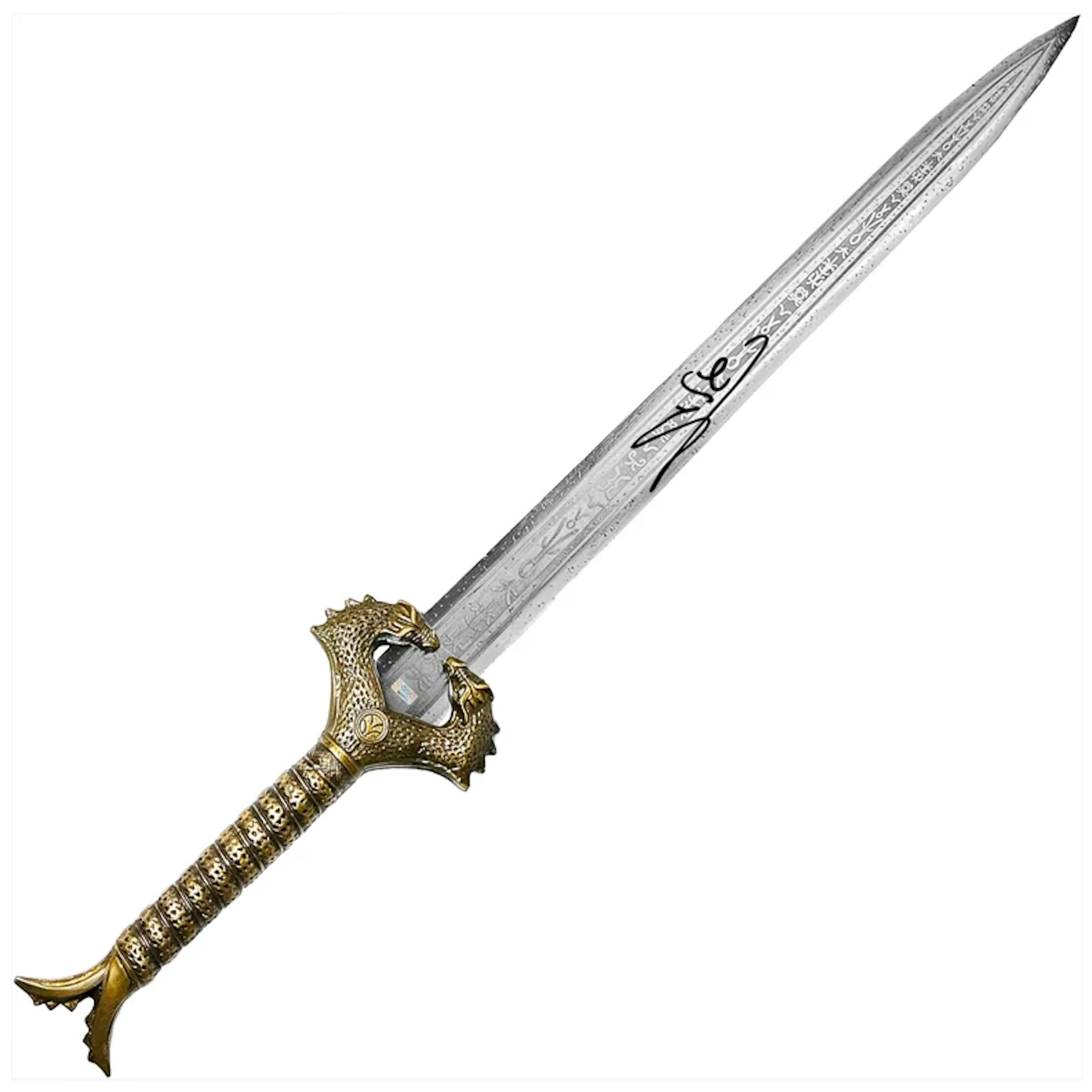 Gal Gadot Autographed Wonder Woman Factory Entertainment God Killer Sword