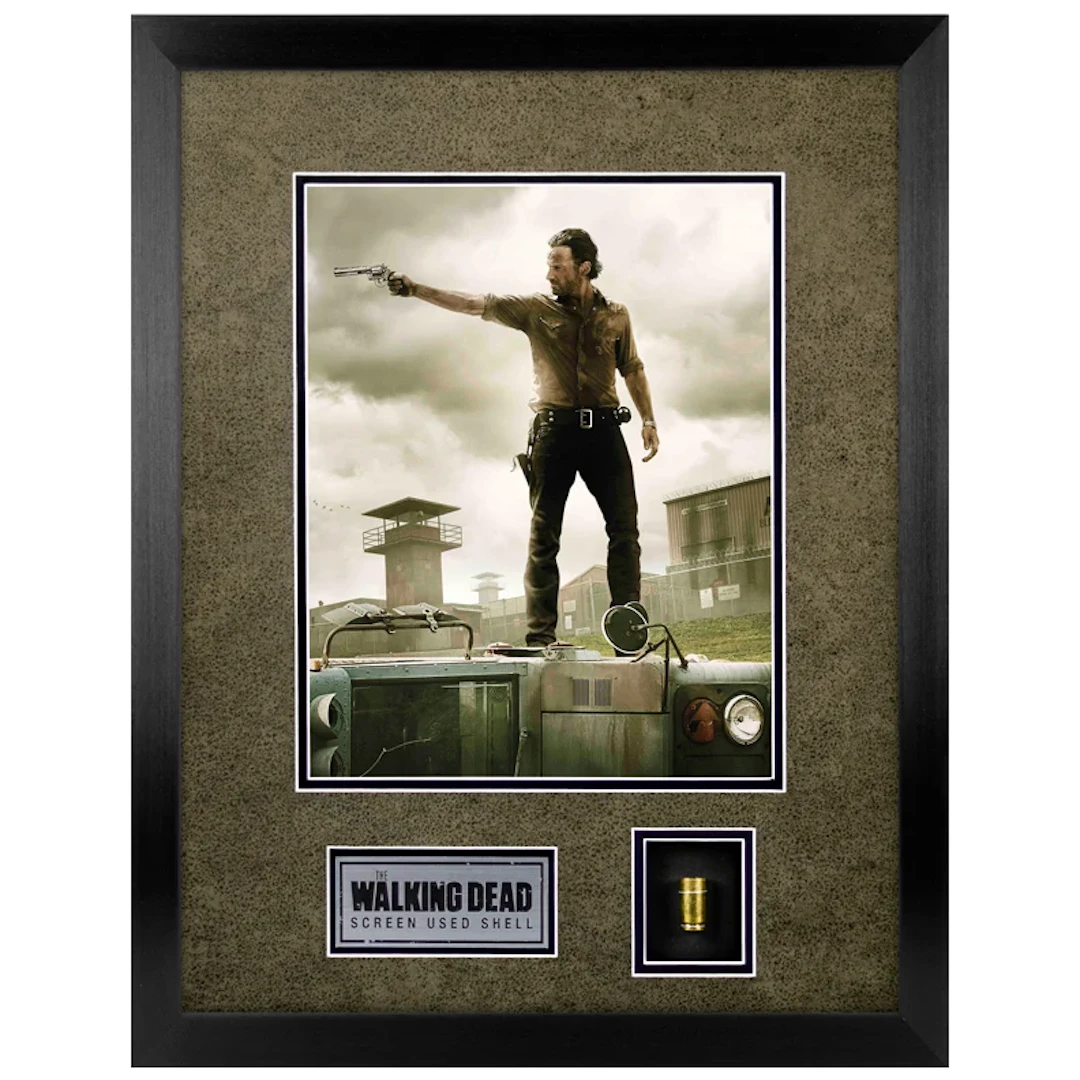 Andrew Lincoln The Walking Dead Screen Used Bullet Display with Letter