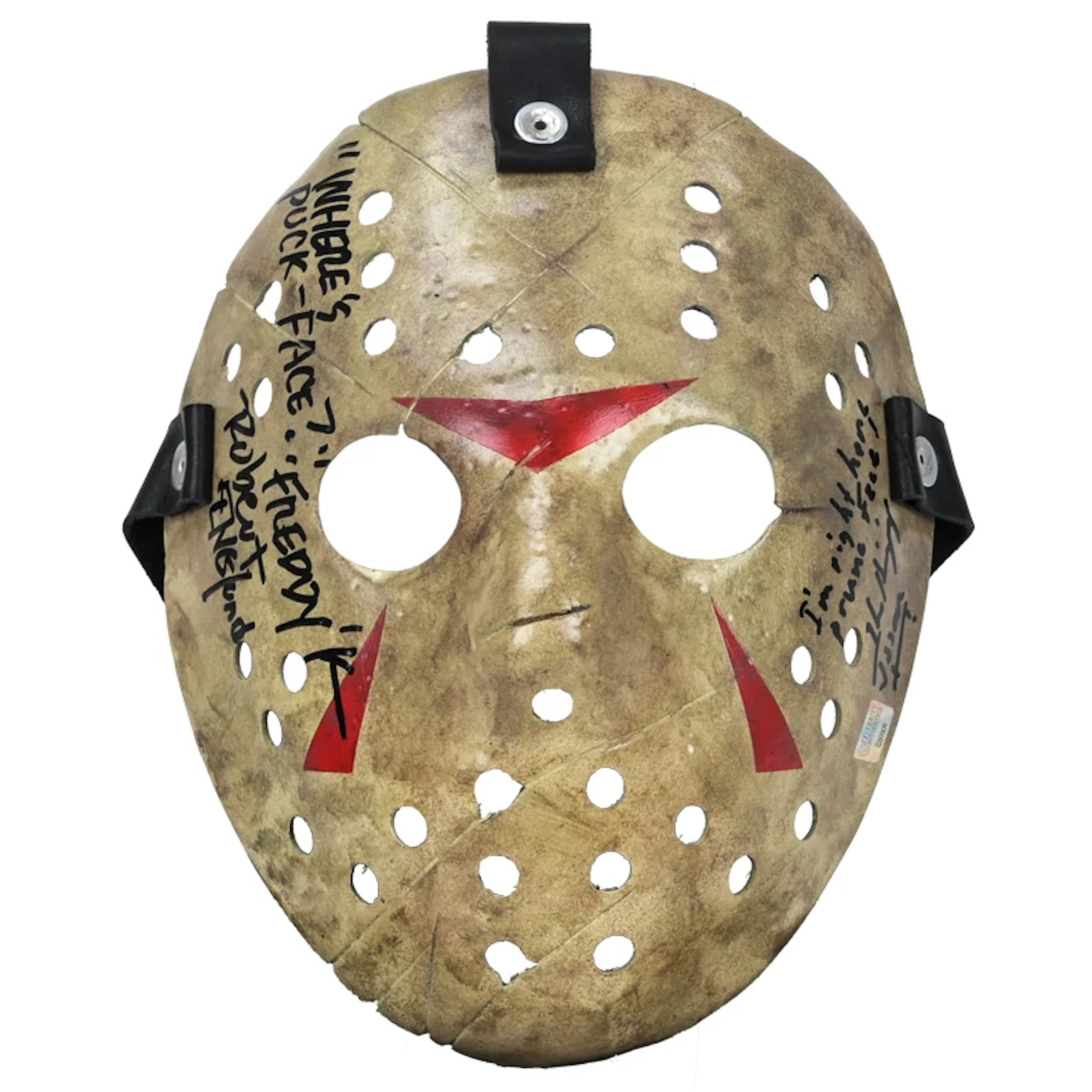 Robert Englund, Ken Kirzinger Autographed Freddy vs Jason Mask with