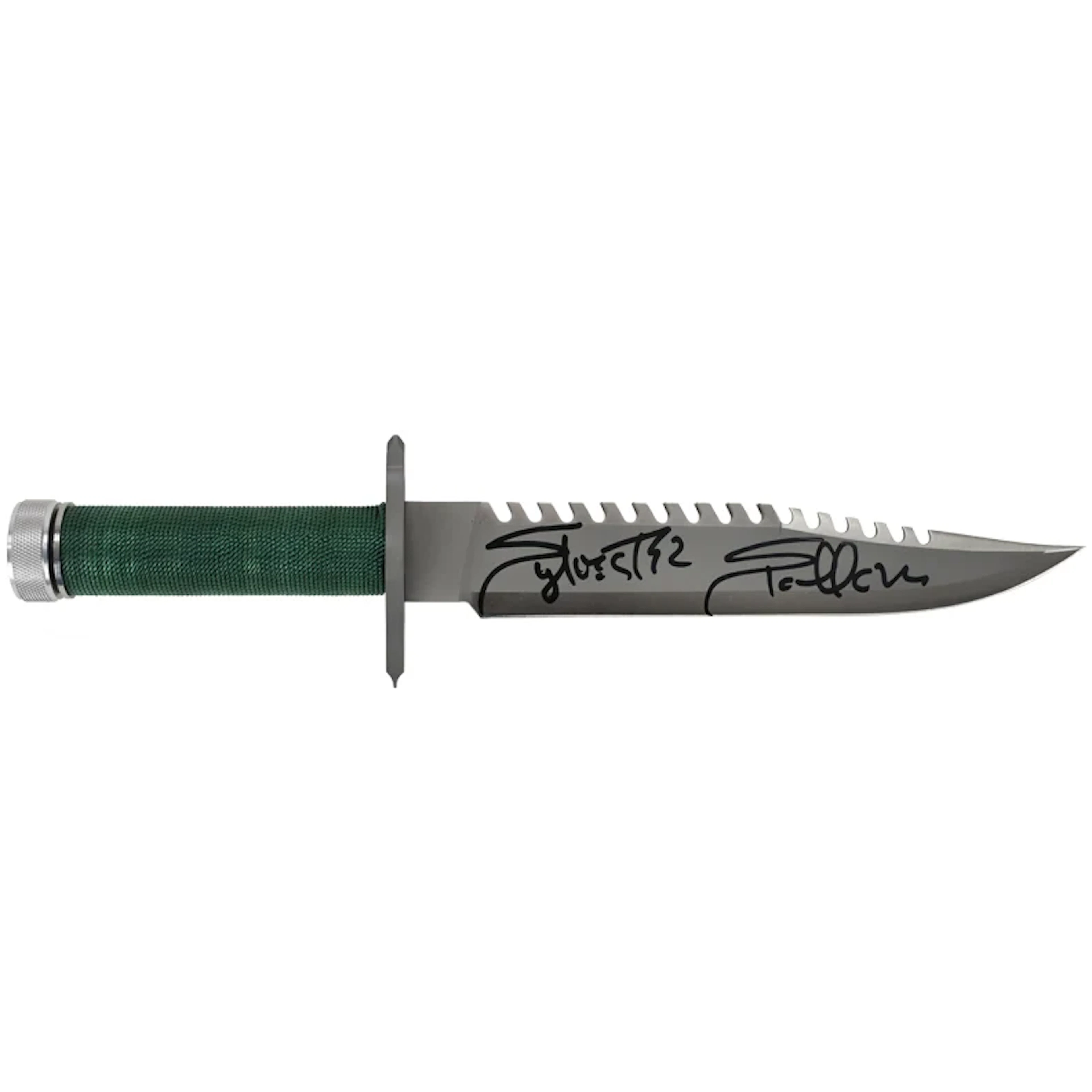 Sylvester Stallone Autographed 1982 Rambo First Blood Knife