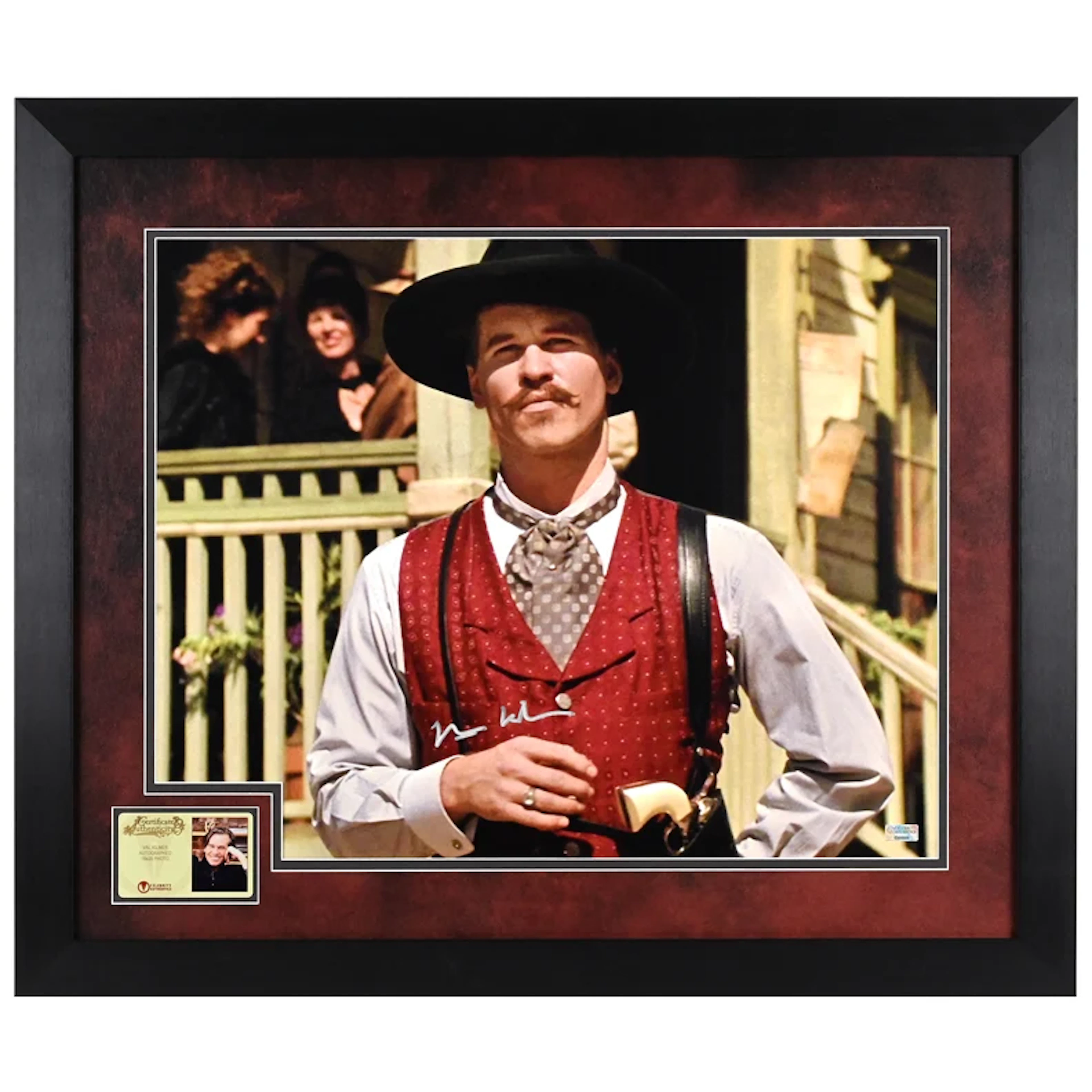 Val Kilmer Autographed Tombstone Doc Holliday I'm Your Huckleberry