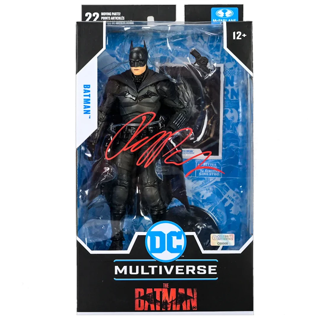 Robert Pattinson Autographed McFarlane The Batman 7" Figure
