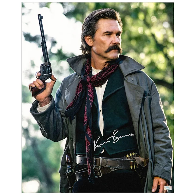 Kurt Russell Autographed Tombstone Wyatt Earp 16x20 Photo