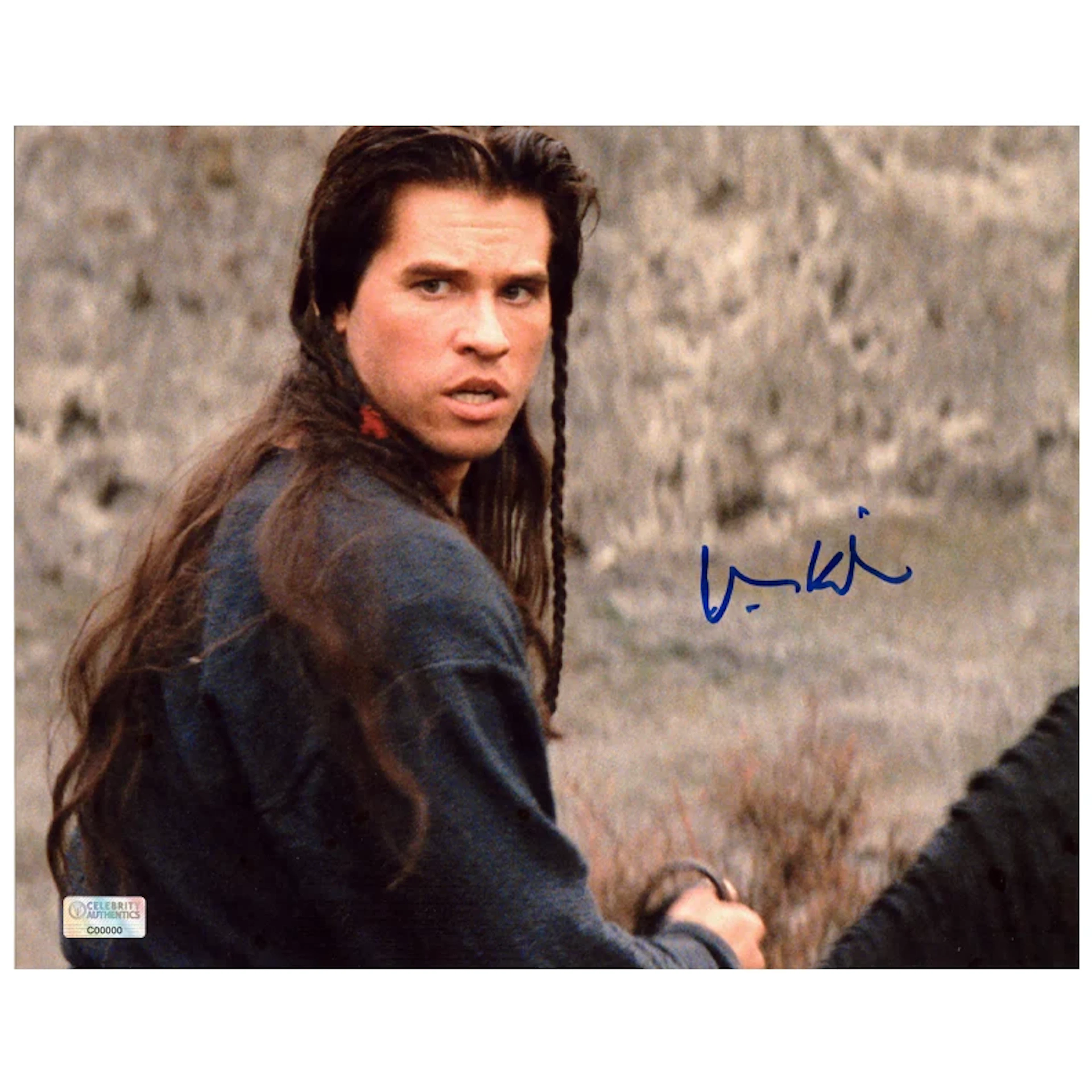Val Kilmer Autographed 1988 Willow Madmartigan on Horseback 8x10 Photo