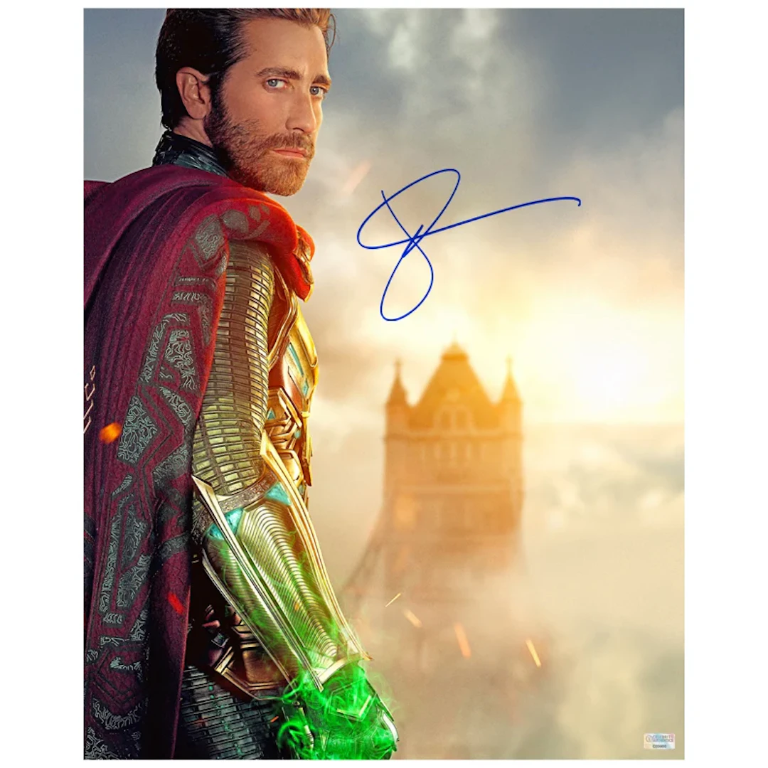 Jake Gyllenhaal Autographed 2019 Spider-Man2019 Far From Home Mysterio