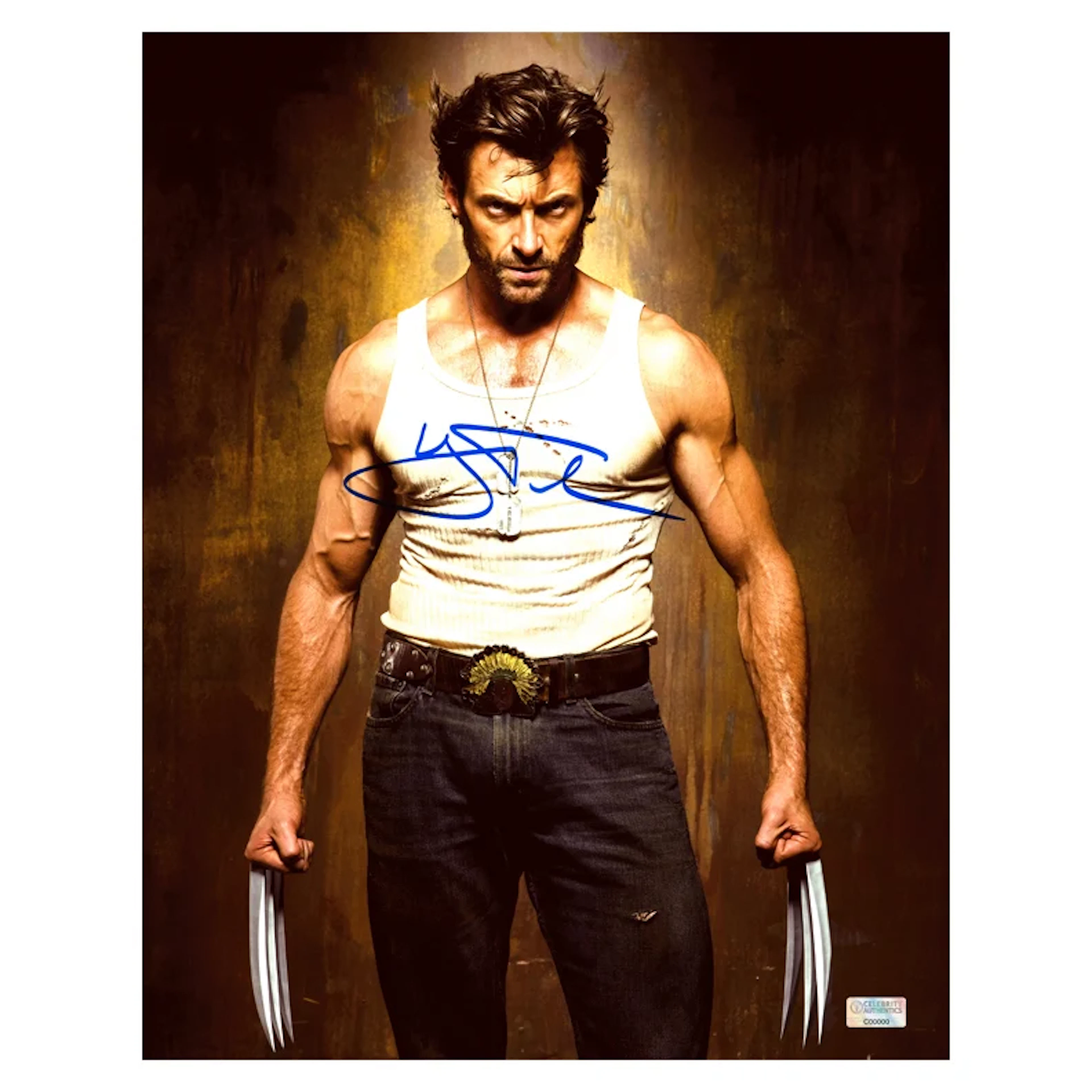 Hugh Jackman Autographed 2009 X-Men Origins: Wolverine 11x14 Studio Photo
