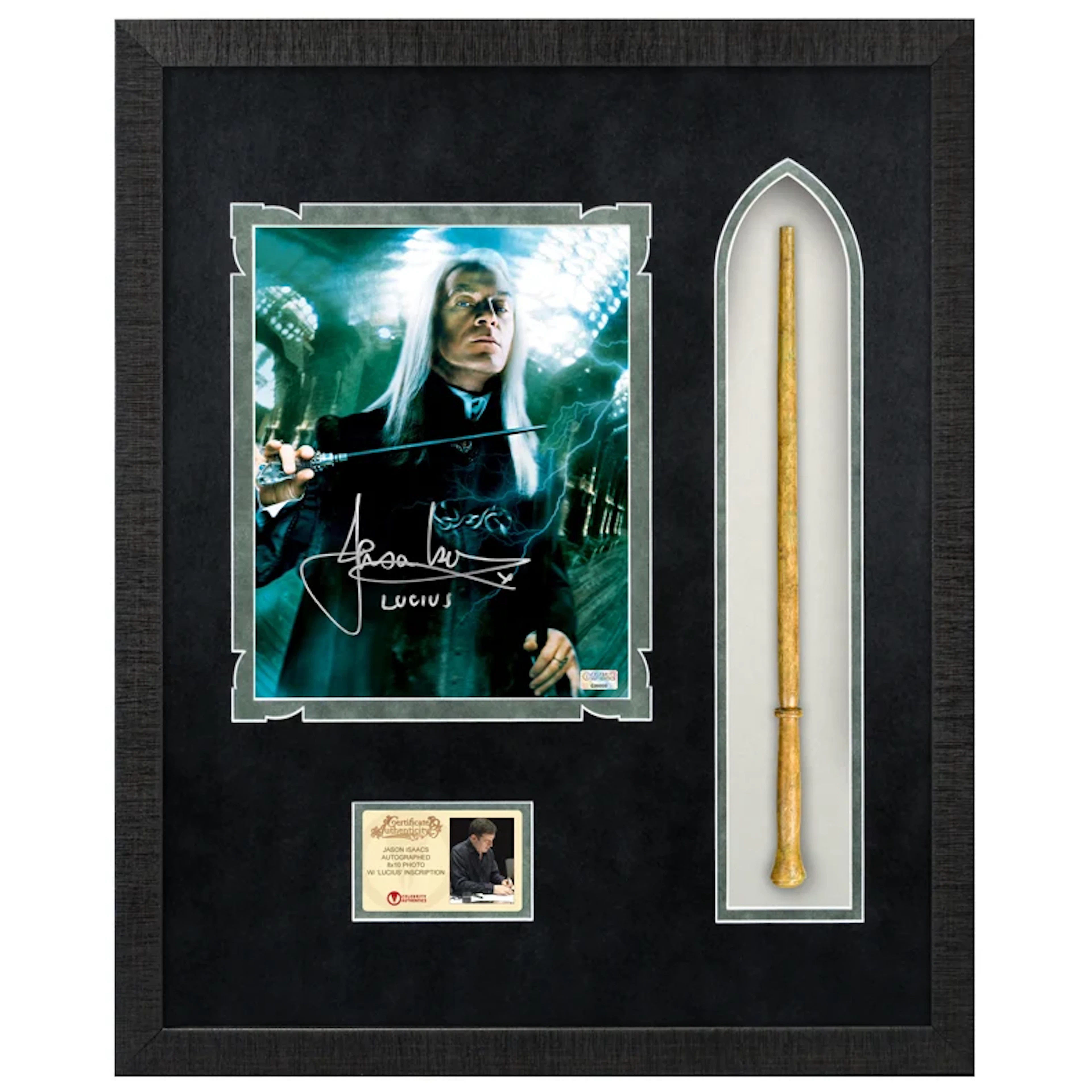 Jason Isaacs Autographed Harry Potter Lucious Malfoy 8×10 Photo With