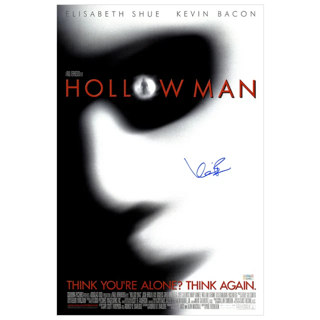 Kevin Bacon Autographed 2000 Hollow Man 16x24 Movie Poster