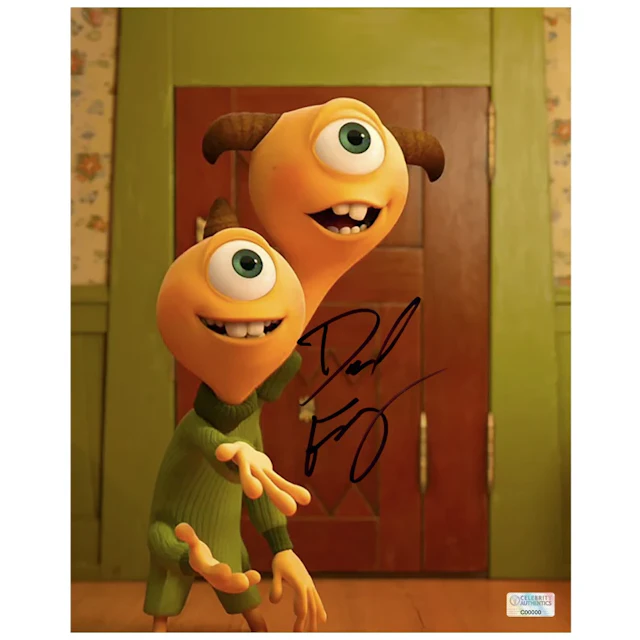 Dave Foley Autographed 2013 Monsters University Terri and Terry 8x10 Photo