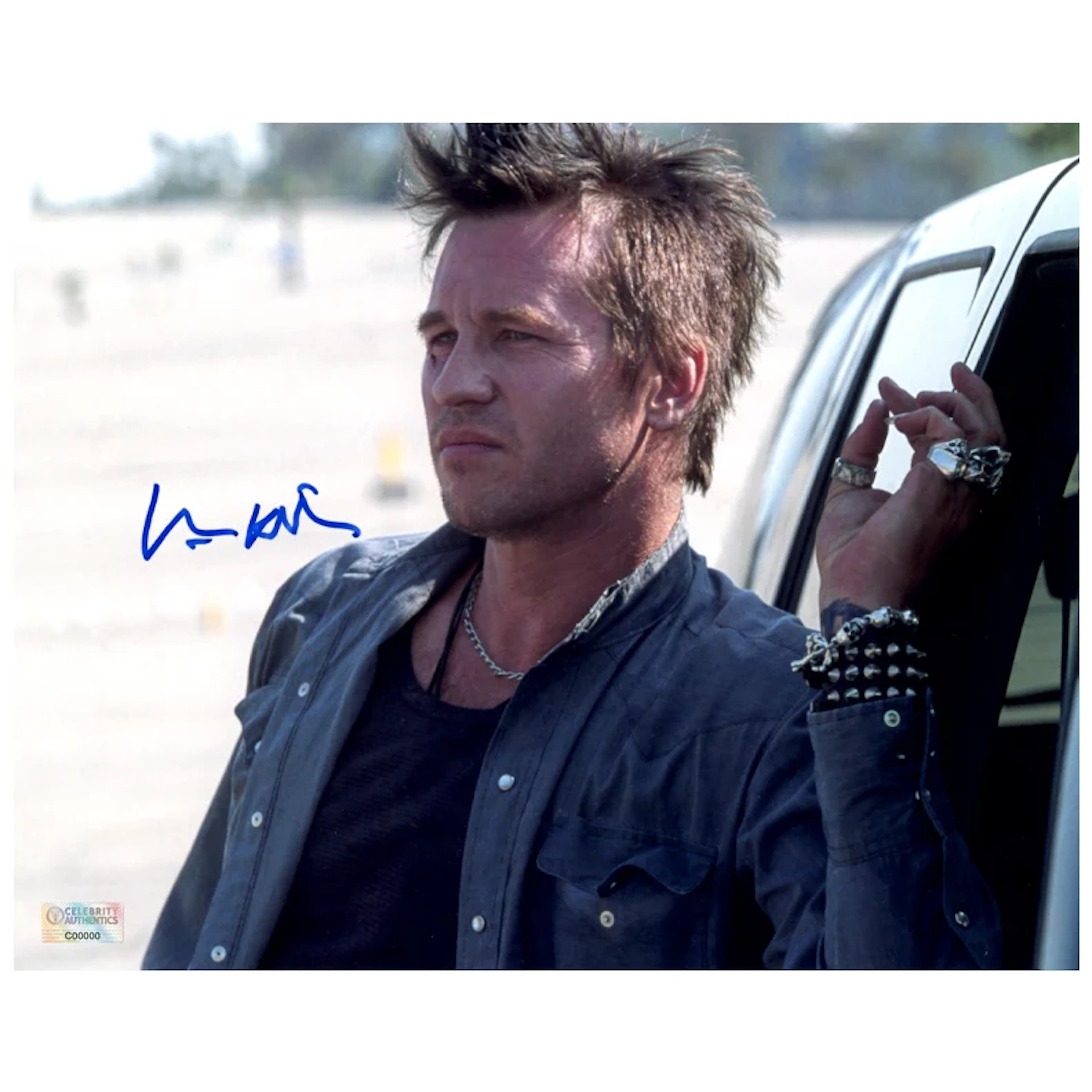 Val Kilmer Autographed 2002 The Salton Sea 8x10 Scene Photo