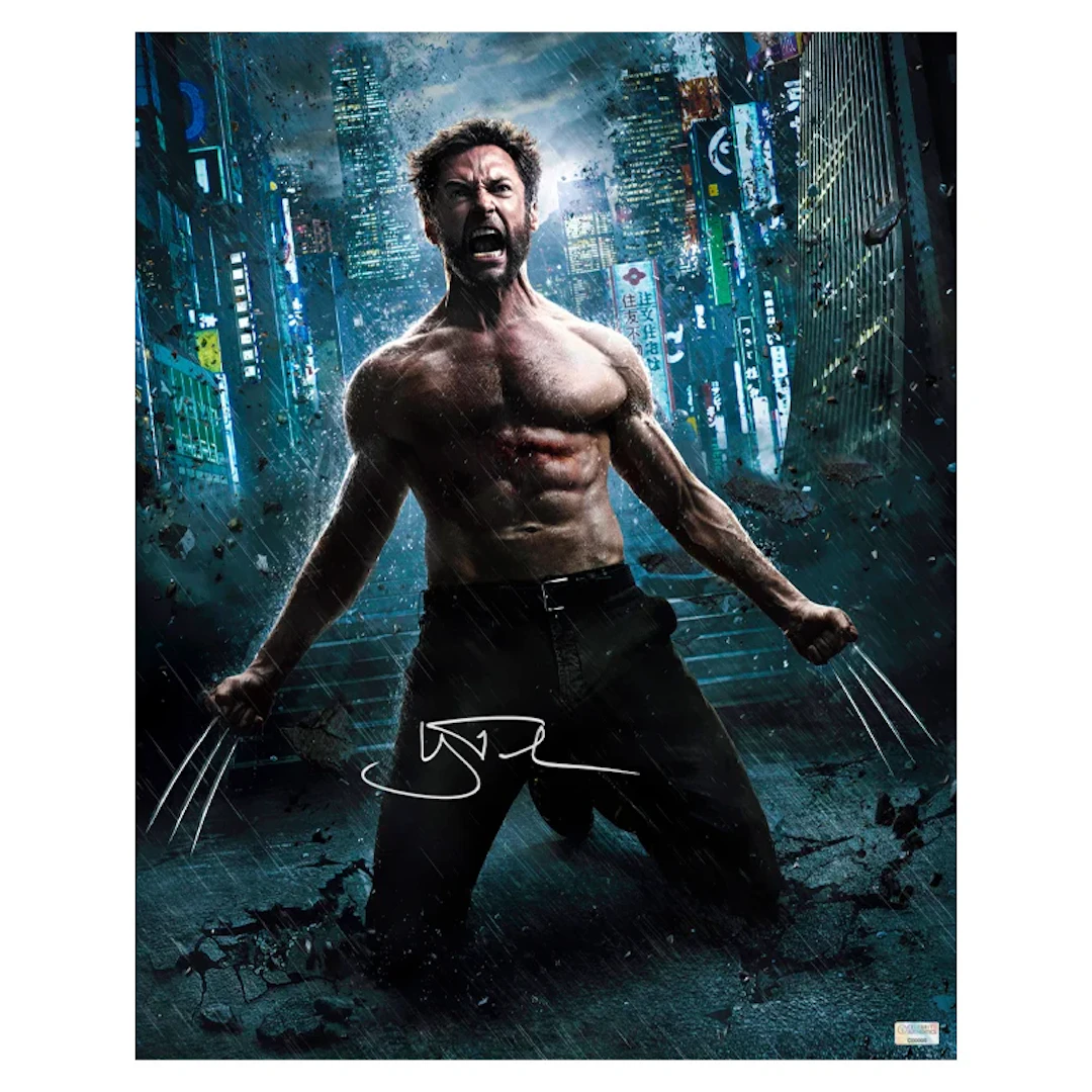 Hugh Jackman Autographed 2013 The Wolverine 16x20 Photo