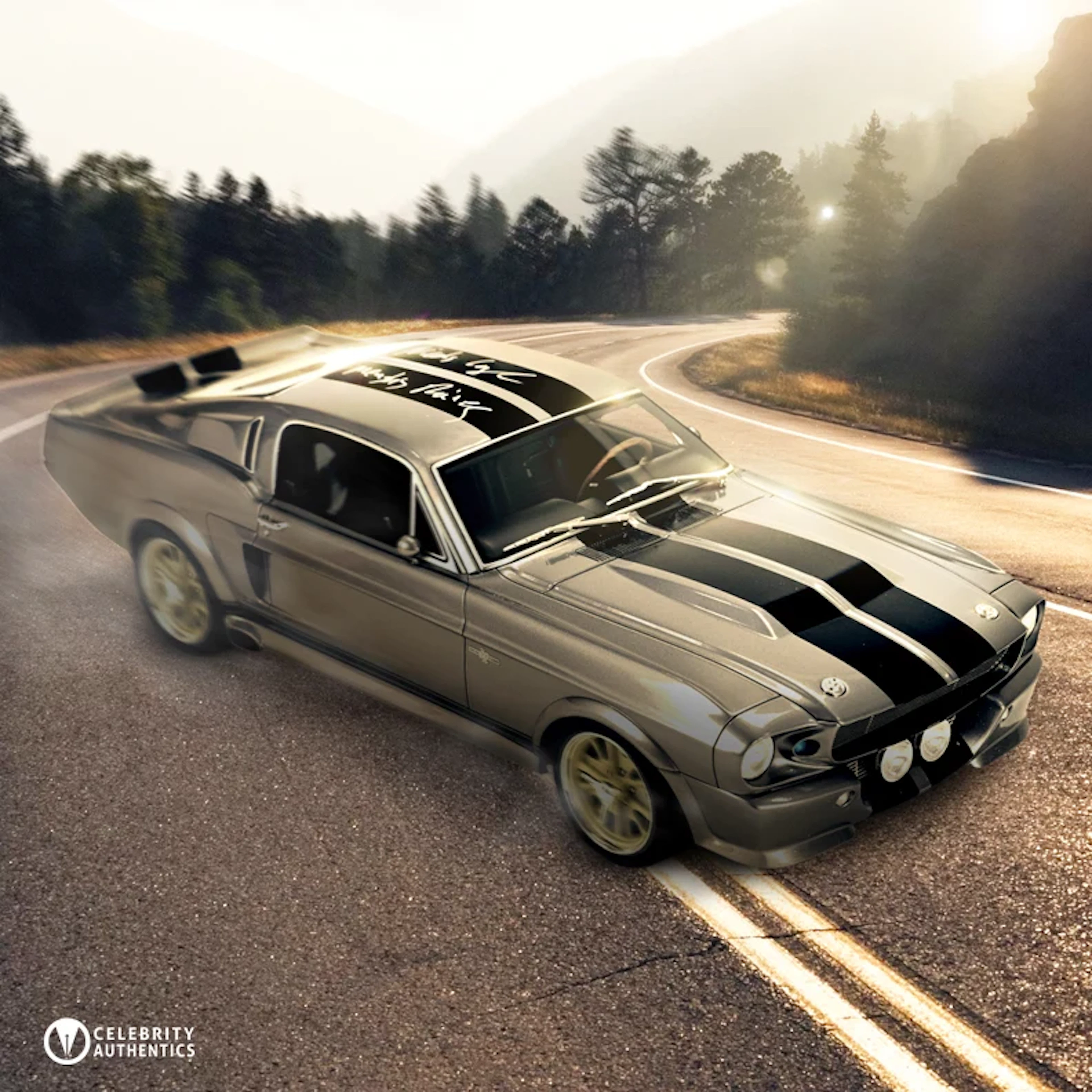 Nicolas Cage Autographed Greenlight 1967 Ford Mustang Eleanor Gone