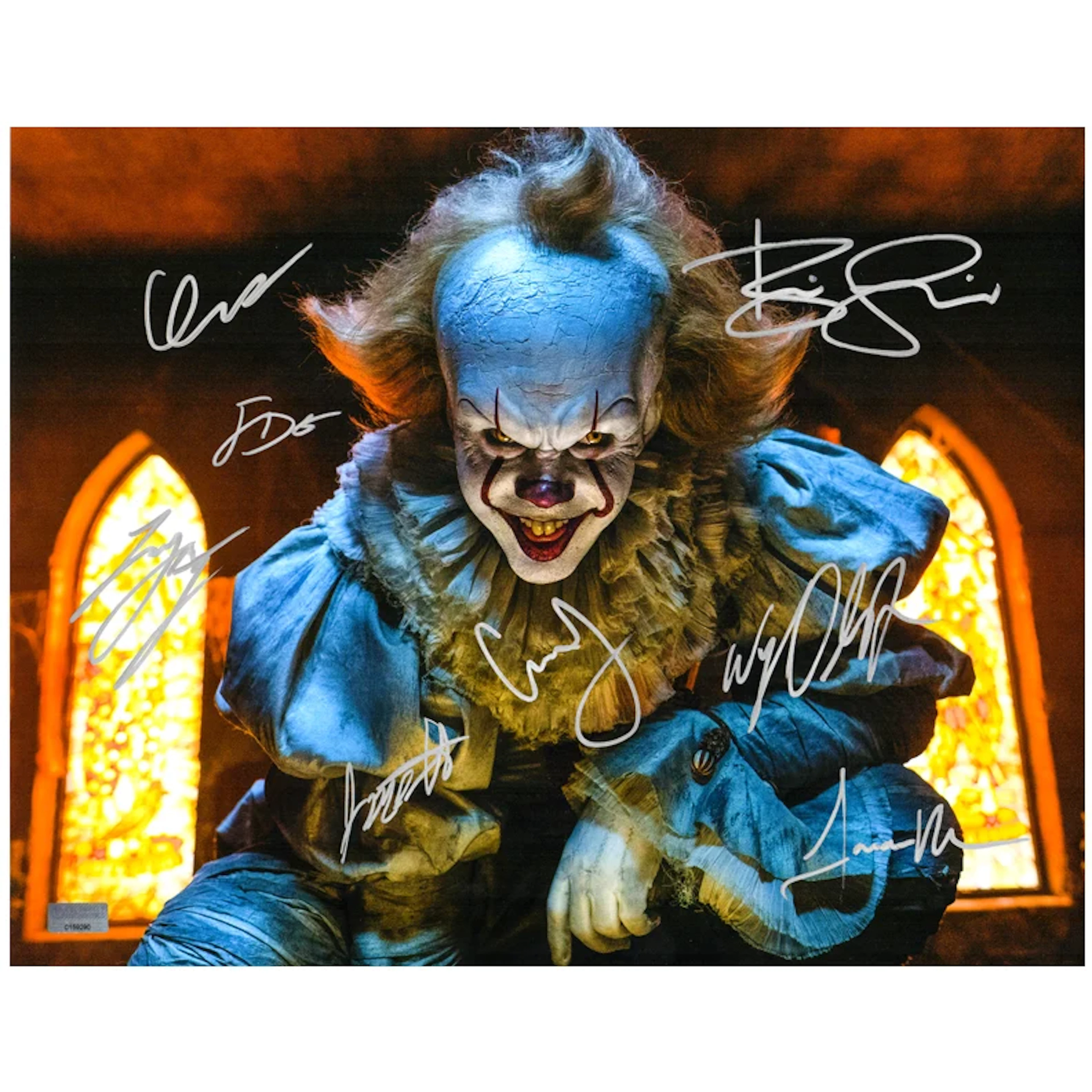 Bill Skarsgard and Cast Autographed 2017 IT Pennywise The Eater of